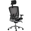Кресло Schairs AEON - A01S для руководителя, эргономичное, сетка, цвет светло-серый фото 4