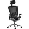 Кресло Schairs AEON - M01S для руководителя, эргономичное, сетка/ткань, цвет серый фото 4