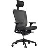 Кресло Schairs AEON - M01B для руководителя, эргономичное, сетка/ткань, цвет серый фото 1