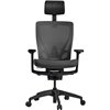 Кресло Schairs AEON - M01B для руководителя, эргономичное, сетка/ткань, цвет серый фото 2