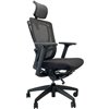Кресло Schairs AEON - M01B для руководителя, эргономичное, сетка/ткань, цвет черный фото 3