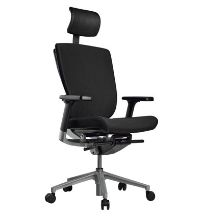 Кресло Schairs AEON - P01S для руководителя, эргономичное, ткань, цвет черный