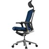 Кресло Schairs AEON - P01S для руководителя, эргономичное, ткань, цвет синий фото 3