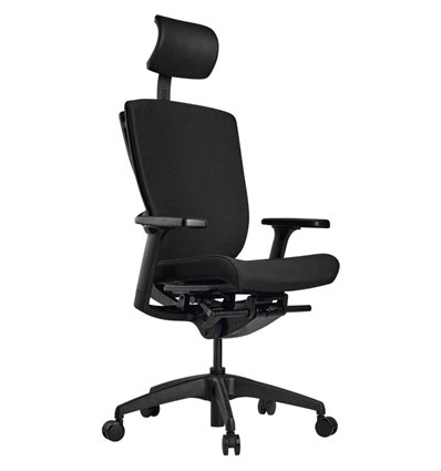 Кресло Schairs AEON - P01B для руководителя, эргономичное, ткань, цвет черный
