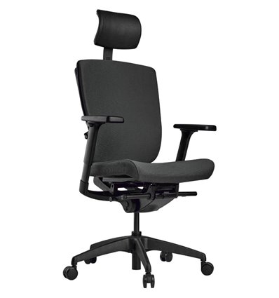 Кресло Schairs AEON - P01B для руководителя, эргономичное, ткань, цвет серый