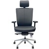 Кресло Schairs AEON - F01SX для руководителя, эргономичное, кожа, цвет черный фото 2
