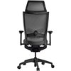 Кресло Schairs ZEN2 - M01B для руководителя, эргономичное, сетка/ткань, цвет серый фото 5
