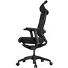 Кресло Schairs ZEN2 - M01B для руководителя, эргономичное, сетка/ткань, цвет черный фото 3