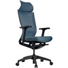 Кресло Schairs ZEN2 - M01B для руководителя, эргономичное, сетка/ткань, цвет голубой фото 1
