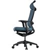 Кресло Schairs ZEN2 - M01B для руководителя, эргономичное, сетка/ткань, цвет голубой фото 3