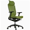 Кресло Schairs ZEN2 - M01B для руководителя, эргономичное, сетка/ткань, цвет зеленый фото 1