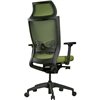 Кресло Schairs ZEN2 - M01B для руководителя, эргономичное, сетка/ткань, цвет зеленый фото 4