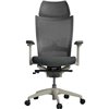 Кресло Schairs ZEN2 - M01W для руководителя, эргономичное, сетка/ткань, цвет серый фото 2