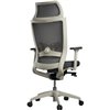 Кресло Schairs ZEN2 - M01W для руководителя, эргономичное, сетка/ткань, цвет серый фото 4
