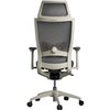 Кресло Schairs ZEN2 - M01W для руководителя, эргономичное, сетка/ткань, цвет серый фото 5