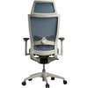 Кресло Schairs ZEN2 - M01W для руководителя, эргономичное, сетка/ткань, цвет голубой фото 5