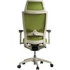 Кресло Schairs ZEN2 - M01W для руководителя, эргономичное, сетка/ткань, цвет зеленый фото 5