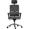 Кресло Schairs MENCHES MEN-101L grey для руководителя, эргономичное, ткань, цвет серый фото 2