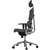 Кресло Schairs MENCHES MEN-101L grey для руководителя, эргономичное, ткань, цвет серый фото 3