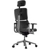 Кресло Schairs MENCHES MEN-101L grey для руководителя, эргономичное, ткань, цвет серый фото 4