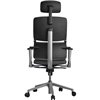 Кресло Schairs MENCHES MEN-101L grey для руководителя, эргономичное, ткань, цвет серый фото 5