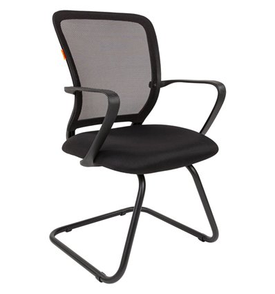 Кресло CHAIRMAN 698 V TW черный для посетителя, сетка/ткань