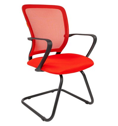 Кресло CHAIRMAN 698 V TW-69 красный для посетителя, сетка/ткань