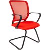Кресло CHAIRMAN 698 V TW-69 красный для посетителя, сетка/ткань фото 1