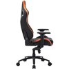 Кресло EVOLUTION OMEGA, геймерское, экокожа, цвет черный/оранжевый фото 3