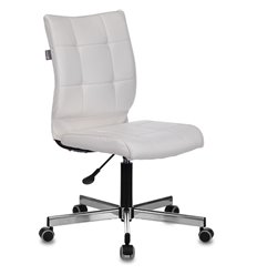 Офисное кресло Бюрократ CH-330M/WHITE, экокожа, цвет белый фото 1