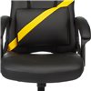 ZOMBIE DRIVER YEL, экокожа, цвет черный/желтый фото 9