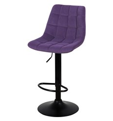 Барный стул Лион WX-2821 фиолетовый, велюр фото 1
