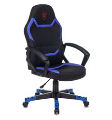 Игровое кресло Zombie 10 BLUE, экокожа/ткань, цвет черный/синий, фото 1