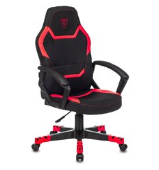 Игровое кресло Zombie 10 RED, экокожа/ткань, цвет черный/красный, фото 1