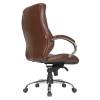 Кресло PARTCOM Колорадо хром для руководителя,цвет коричневый, усиленное до 250 кг фото 4
