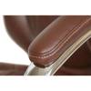 Кресло PARTCOM Колорадо хром для руководителя,цвет коричневый, усиленное до 250 кг фото 6