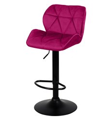 Барный стул Кристалл WX-2583 бордовый, велюр фото 1