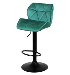 Барный стул Кристалл WX-2583 зеленый, велюр фото 1