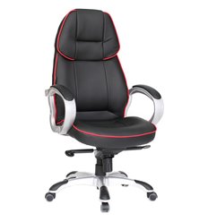 Офисное кресло Good-Kresla F1 Black, экокожа, цвет черный фото 1