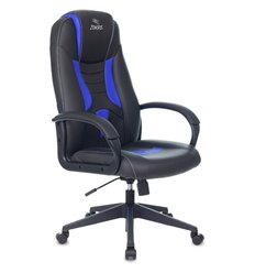 Игровое кресло Zombie 8 BLUE, экокожа, цвет черный/синий, фото 1