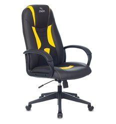 Офисное кресло Zombie 8 YELLOW, экокожа, цвет черный/желтый фото 1