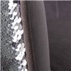 DOBRIN Darcy Shiny LM-5025-Shiny серый велюр с серебрянными пайетками фото 9