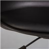 DOBRIN Mickey LMZL-PP635D черный пластик, сиденье экокожа, основание хром фото 8