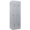 Шкаф металлический для одежды BRABIX LK 21-60, УСИЛЕННЫЙ, 2 секции, 1830х600х500 мм, 32 кг фото 3