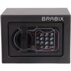 Сейф мебельный BRABIX SF-140EL, 140х195х140 мм, электронный замок, черный фото 3