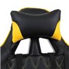 BRABIX GT Master GM-110, две подушки, экокожа, черное/желтое фото 8