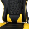 BRABIX GT Master GM-110, две подушки, экокожа, черное/желтое фото 9