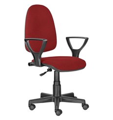 Офисное кресло BRABIX Prestige Ergo MG-311, ткань, красное фото 1