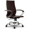 Кресло для руководителя Метта Комплект 10 темно-коричневый, NewLeather