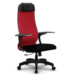 Ортопедическое кресло руководителя Метта B 1b 21/U158 (Комплект 22) красный, ткань, крестовина пластик фото 1